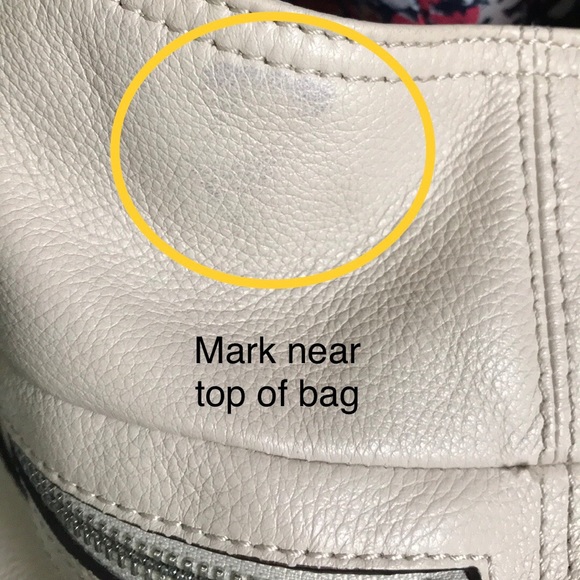 B. Makowsky beige taupe leather hobo shoulder bag - Picture 14 of 16